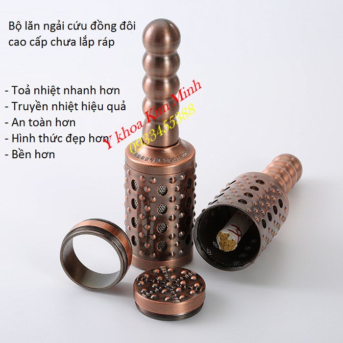 Dùng lăn ngải đồng đơn chữa bệnh đau cơ khớp và tắt nghẽn máu hiệu quả hơn - Y Khoa Kim Minh Bột lăn ngải đồng đôi dùng chữa bệnh đau nhức cơ khớp ngành vật lý trị liệu - Y Khoa Kim Minh