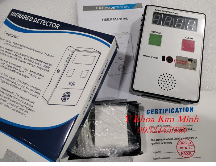 Máy đo thân nhiệt trán và tay AT-300HX - Y Khoa Kim Minh