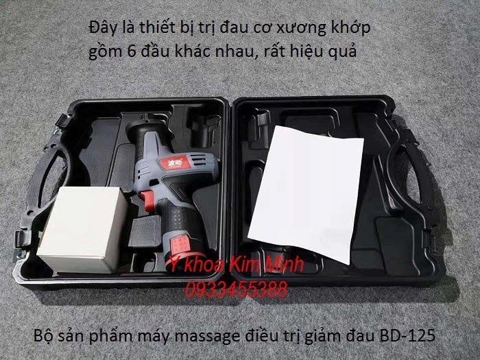 Bộ máy massage điều trị giảm đau cơ xương khớp 6 đầu BD-125 - Y khoa Kim Minh