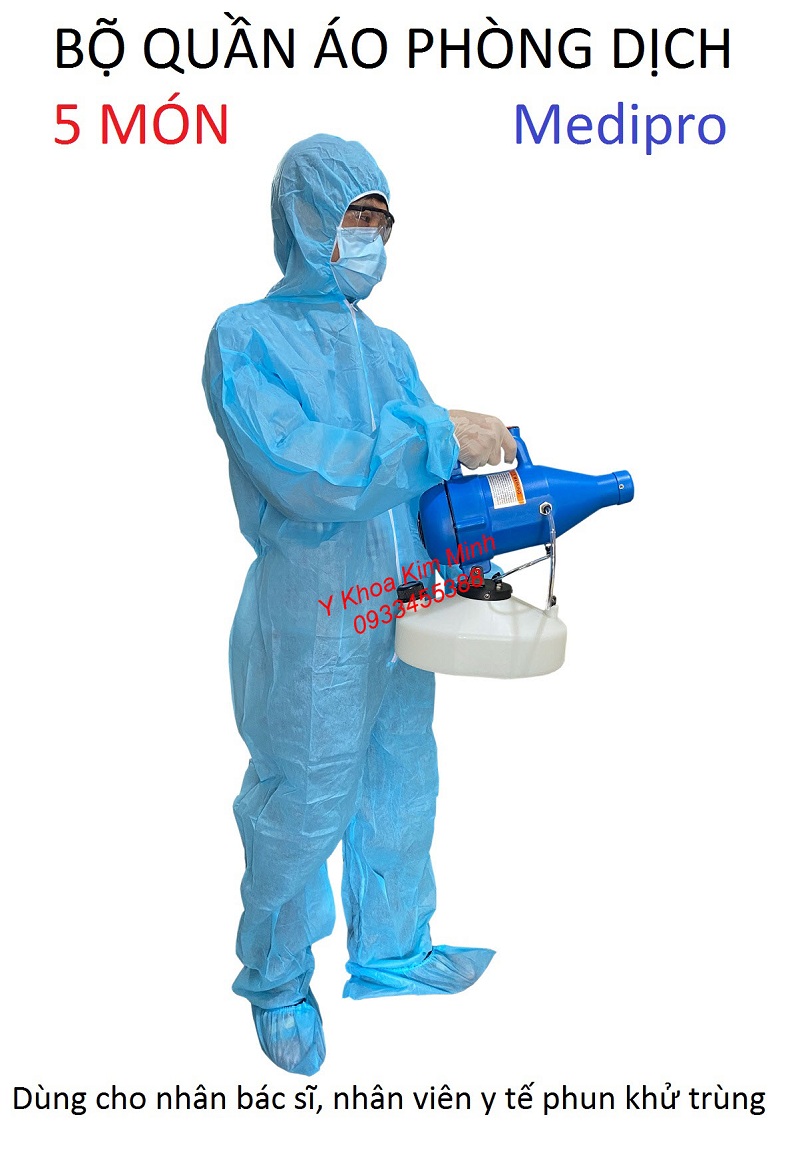 Bo trang phuc phong dich ao lien quan 5 mon Medipro