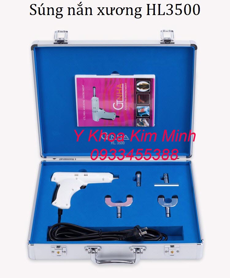 Bộ súng nắn xương, nắn cột sống bán tại Y Khoa Kim Minh