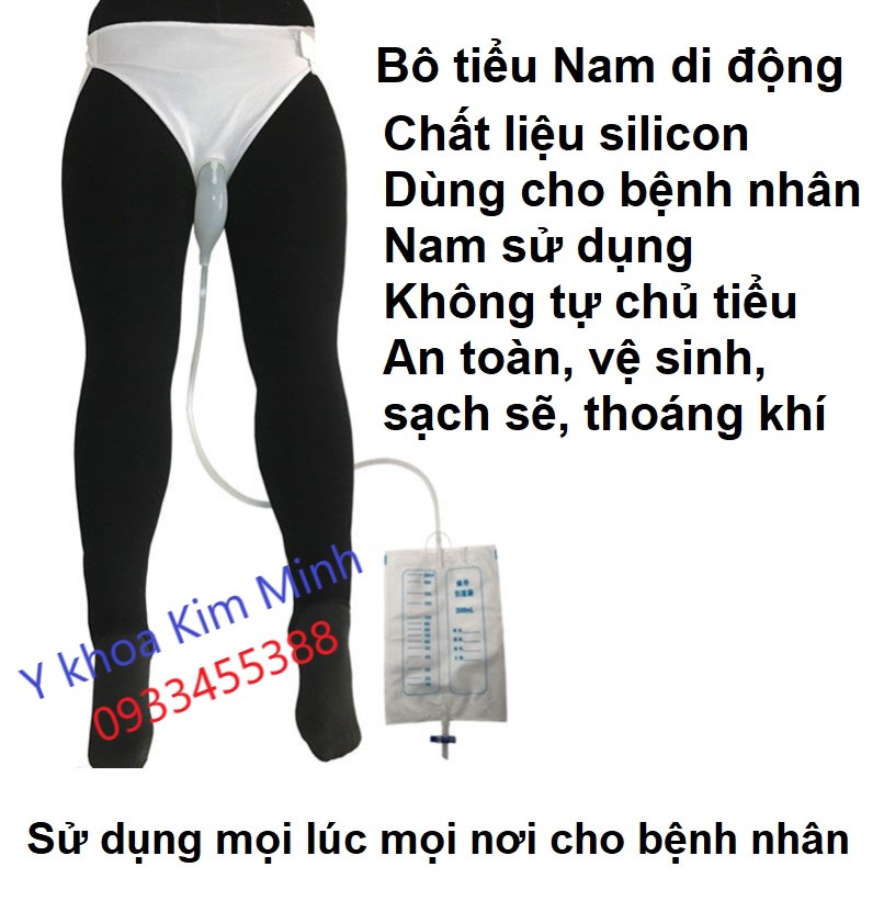 Bô tiểu nam di động bằng silicon