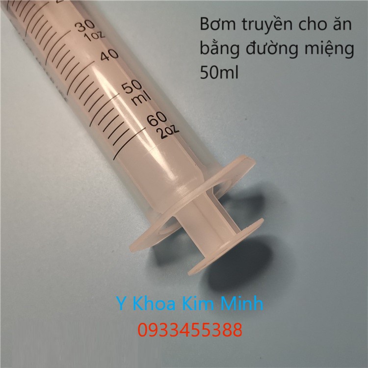 Bơm truyền thức ăn lỏng bằng đường miệng 50ml