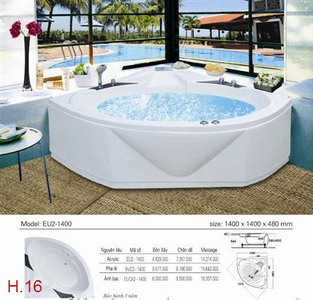 Bồn tắm g&oacute;c