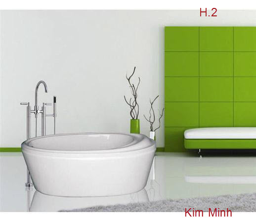 Bồn tắm thủy lực tr&ograve;n