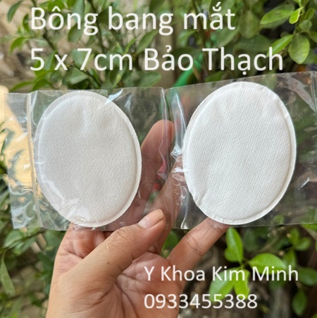 Bông băng mắt Bảo Thạch 5 x 7cm dùng sau phẫu thuật mắt