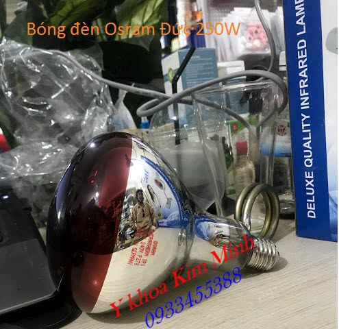 Bóng đèn Osram hồng ngoại chữa bệnh đau nhức cơ xương khớp người già - Y khoa Kim Minh Bóng đèn hồng ngoại Osram của Đức bán tại Tp Hồ Chí Minh - Y Khoa Kim Minh