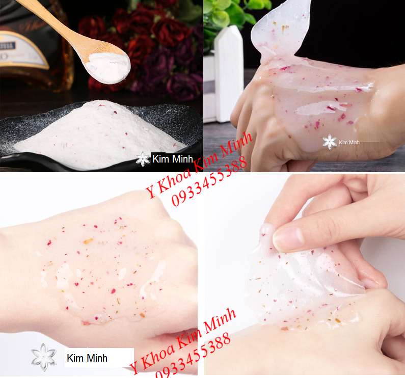 Bột mặt nạ collagen đắp dưỡng trắng da chống lão hóa nhập khẩu Thái Lan - Y Khoa Kim Minh 0933455388