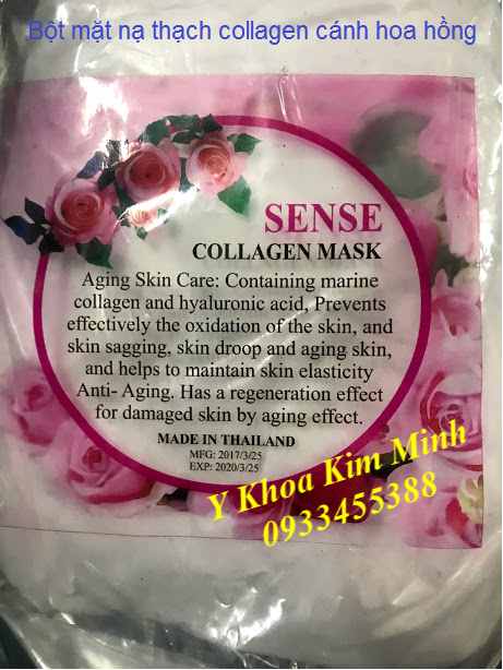 Noi ban bot mat na thach collagen canh hoa hong dap mat na nhap khau Thai Lan - Y Khoa Kim Minh