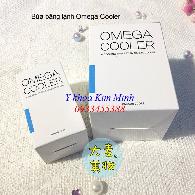 Bua lanh lam diu da Omega Cooler - Y khoa Kim Minh Thiết bị làm dịu da sau lan kim, ban laser, Elight tre hoa da mat bua bang lanh Omega Cooler - Y khoa Kim Minh