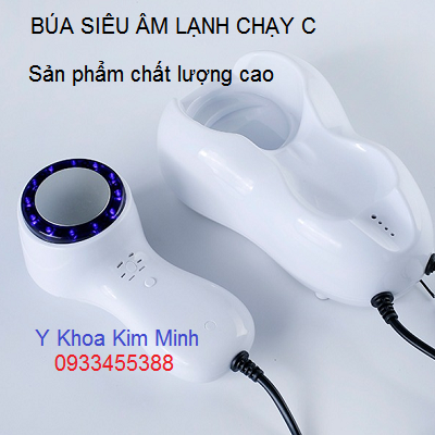 Dùng búa siêu âm lạnh có đèn chạy vitamin C Collagen Puroz - Y khoa Kim Minh 0933455388