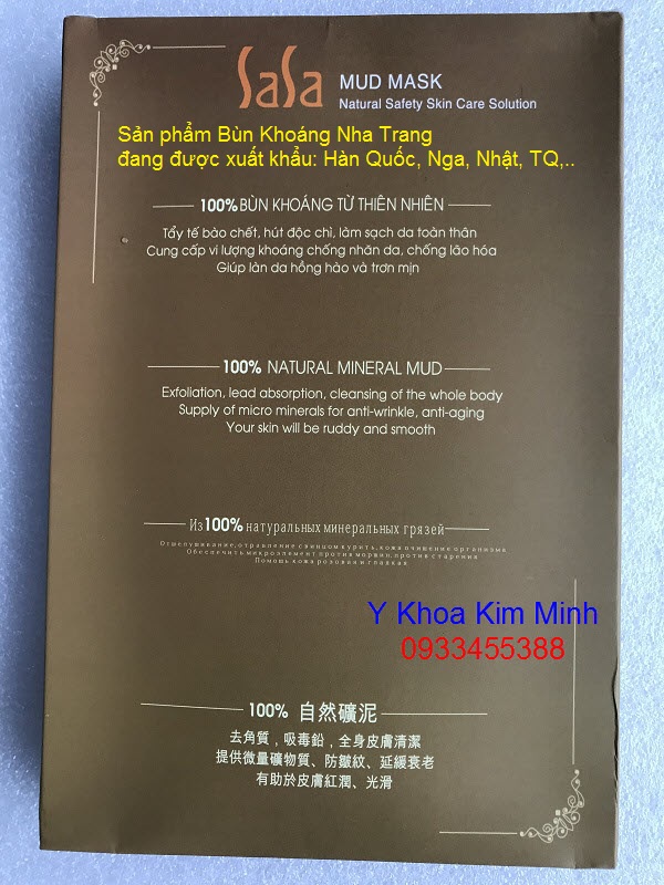 Ban bot bun khoang lam mat na duong da spa Kim Minh