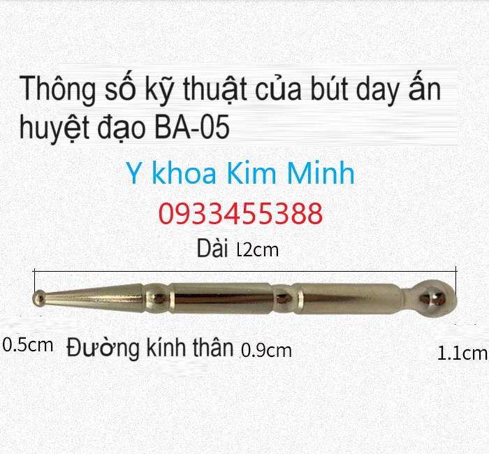 Hình ảnh kỹ thuật bút ấn huyệt đạo cầm tay BA-05