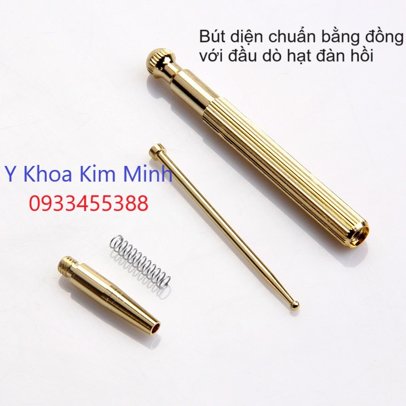 Bút dò huyệt bằng đồng có lò xo điều chỉnh độ nhạy cảm