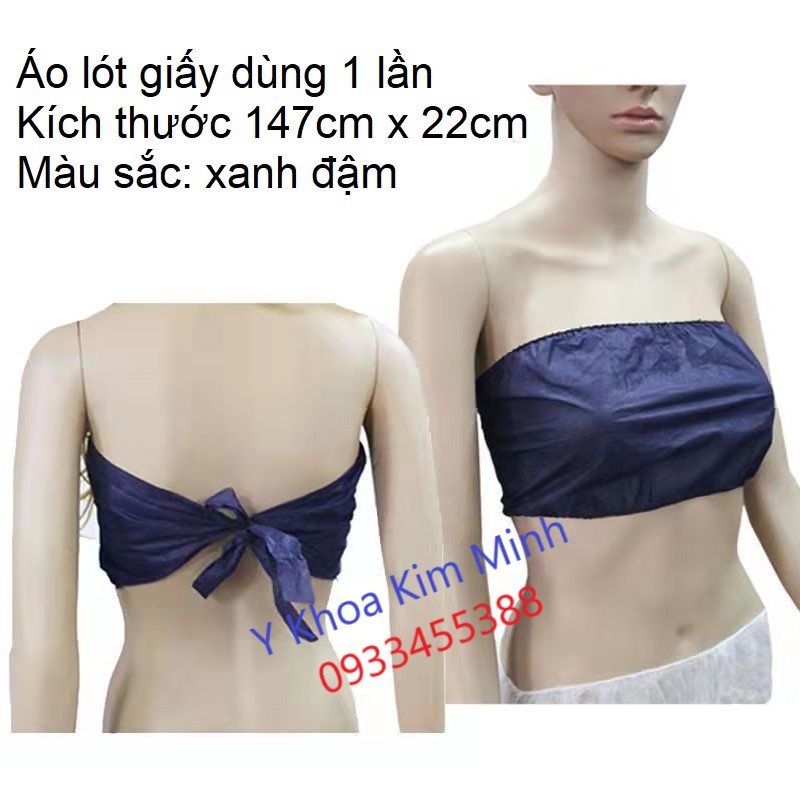 Áo lót giấy dùng 1 lần Áo lót giấy dùng 1 lần ngành thẩm mỹ