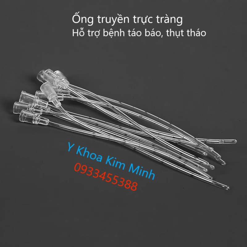 Ống truyền trực tràng, bơm thuốc, xà phòng giúp tháo thụt trực tràng chữa táo bón