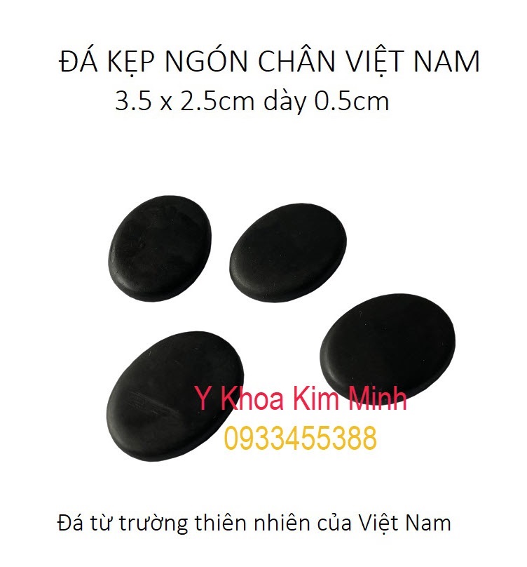 Đá massage đen, đá kẹp chân dùng cho spa và vật lý trị liệu