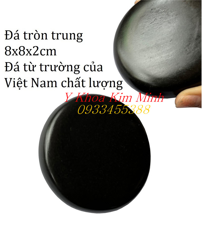 Đá nóng tròn 8x8x2cm