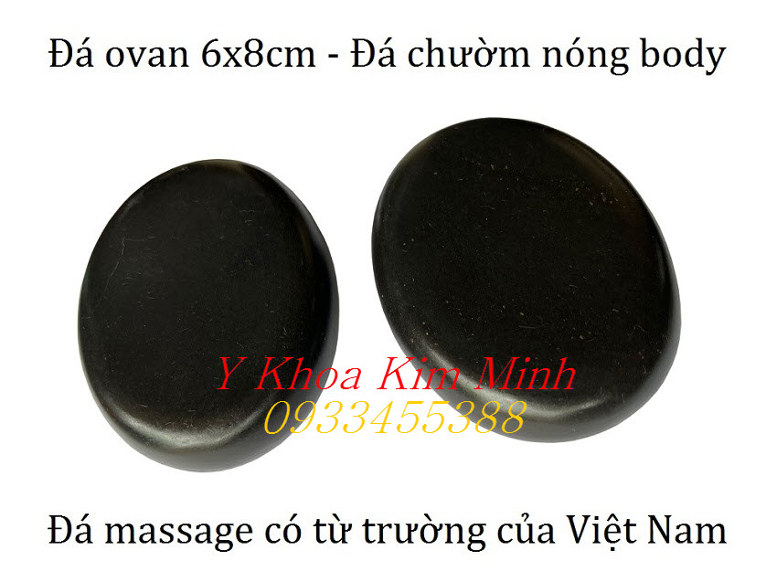 Đá ovan 6x8cm dùng chườm nóng body