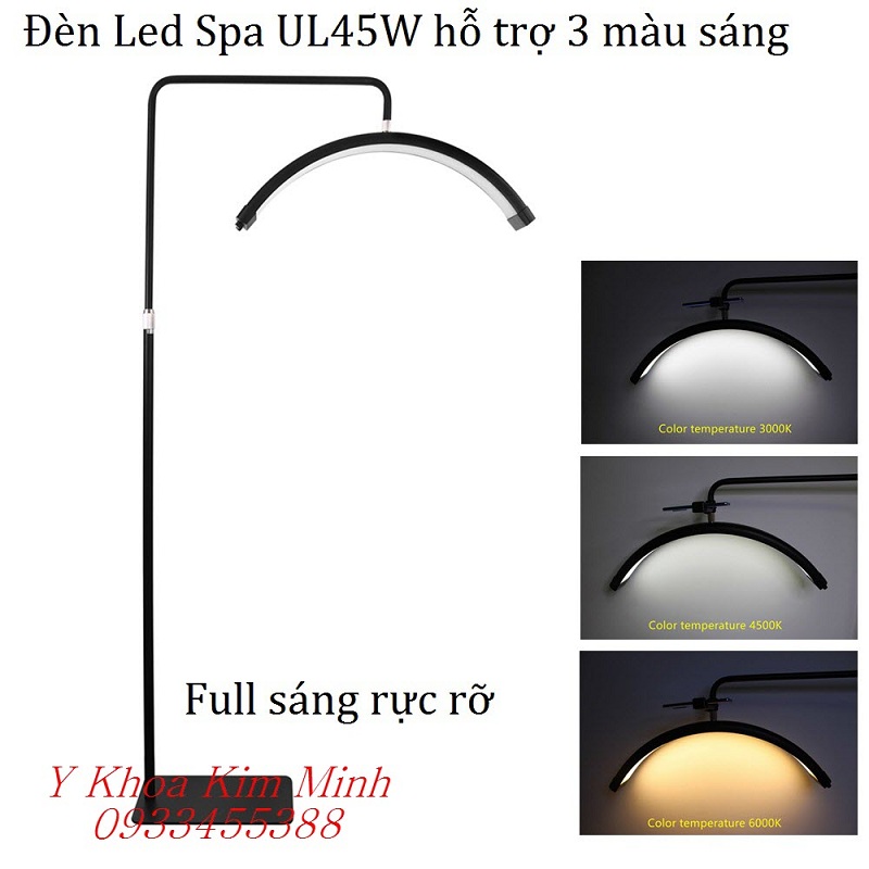Đèn Led dùng cho spa hỗ trợ 3 màu ánh sáng