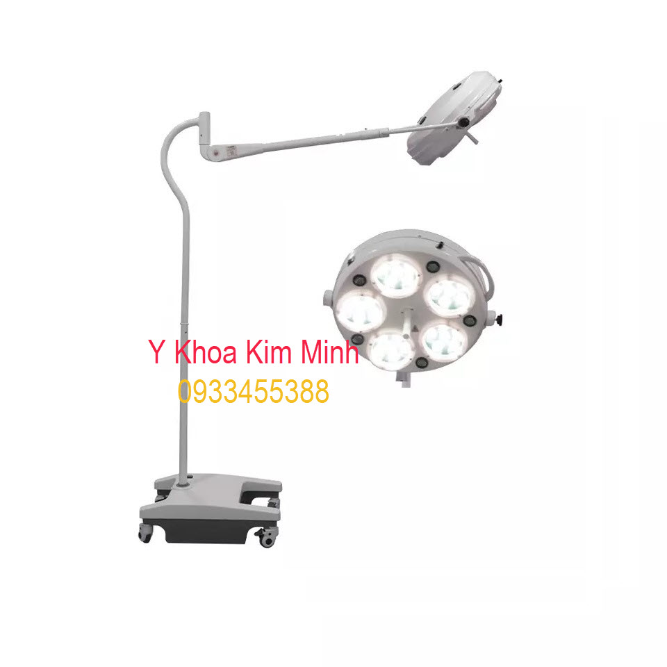 Đèn phẫu thuật phòng mổ dùng cho ngành thẩm mỹ 5 bóng di động