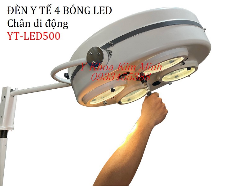 Đèn mổ y tê chân di động 4 bóng LED