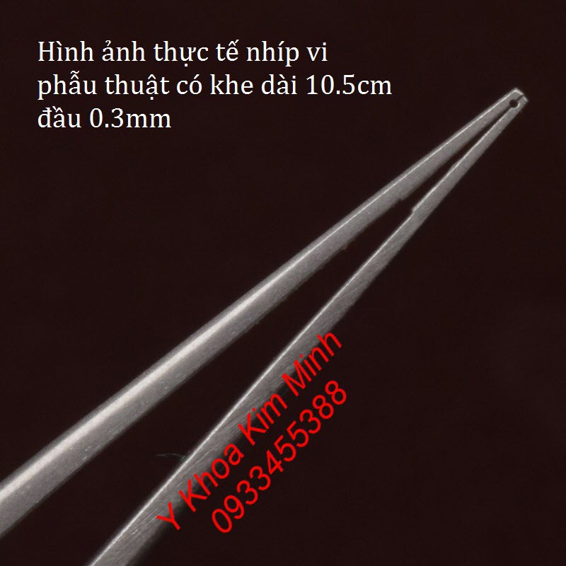 Hình ảnh đầu nhíp có khe 10.5cm bán ở Y Khoa Kim Minh