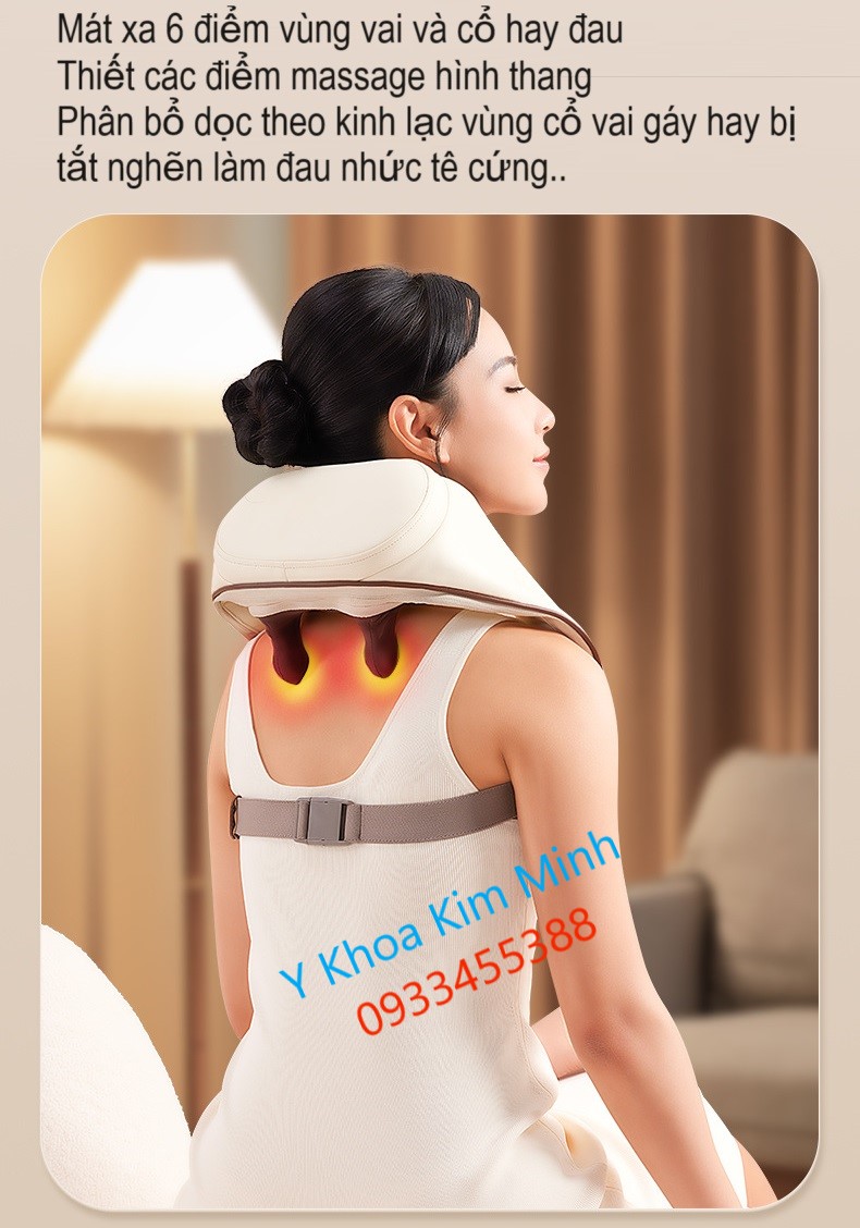 Đặc tính điều trị giảm đau của đai massage cổ vai gáy P8