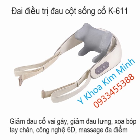 Đai điều trị đau cột sống cổ, đau cổ vai gáy K-611