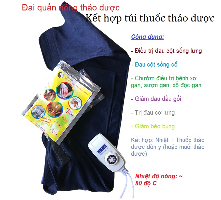 Đia quấn nóng túi thảo dược đông y