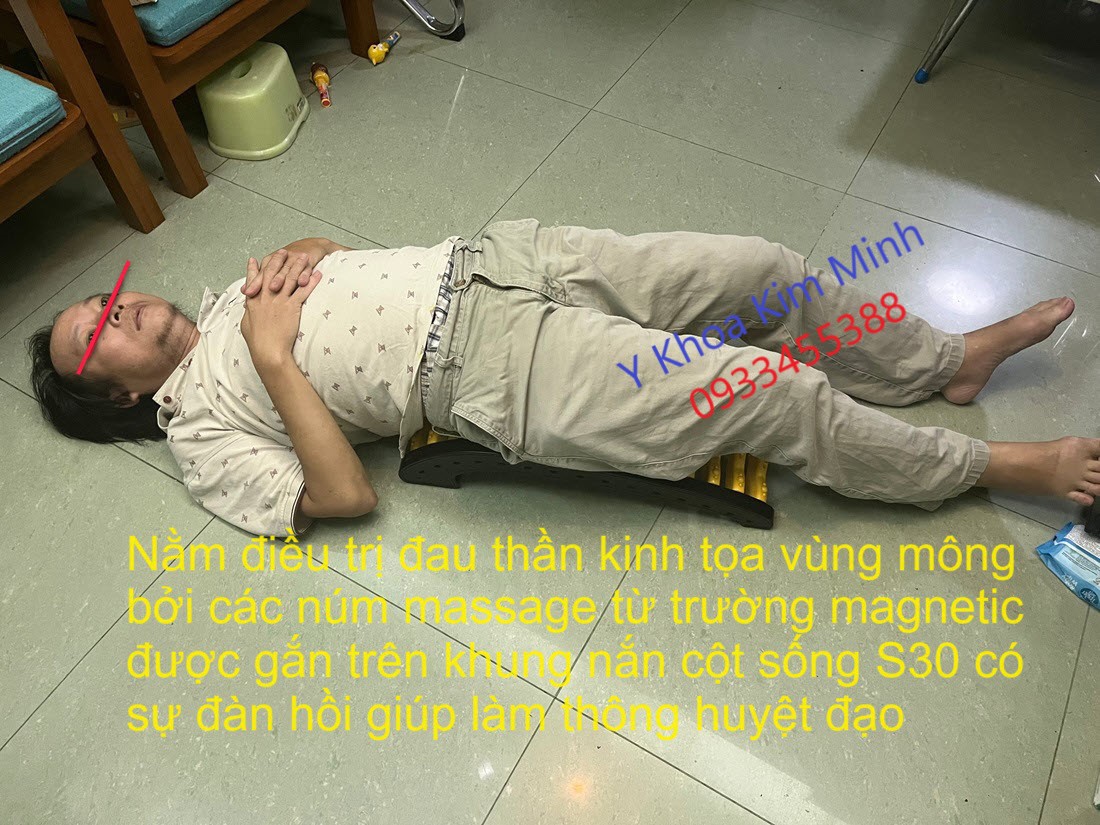 Khung nắn cột sống S30 điều trị bệnh thần kinh tọa vùng mông