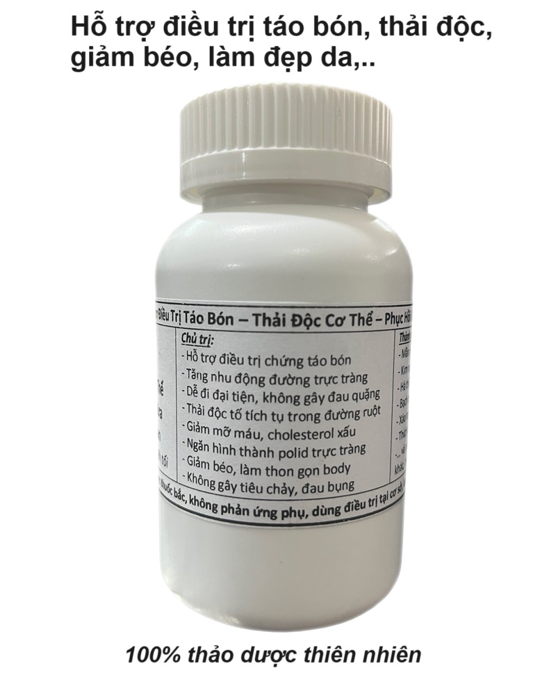 Thảo dược thuốc bắc hỗ trợ điều trị bệnh táo bón, xổ độc gan, giảm béo