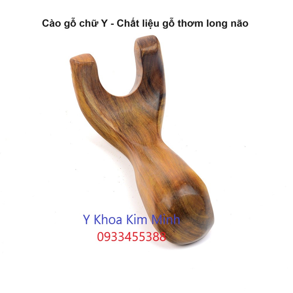 Cào gỗ chữ y 2 ngón, cào gỗ day huyệt đạo - Y Khoa Kim Minh