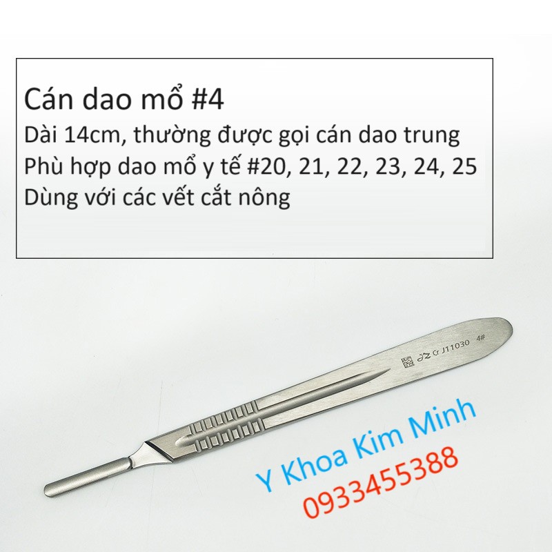 Cán dao mổ y tế #4 bán ở Tp.HCM