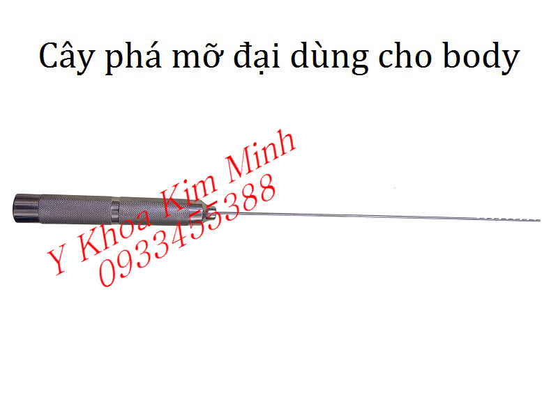 Cây hút mỡ đại body 3.5mm dài 43cm