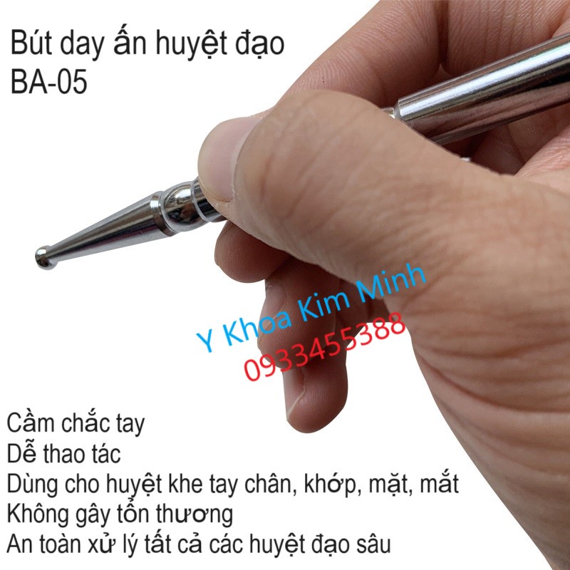 Công dụng của bút day ấn huyệt đạo cơ thể BA-05