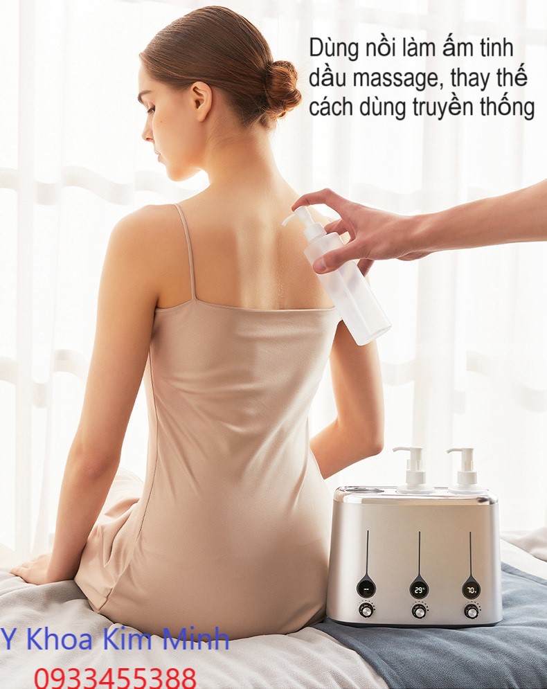Công dụng làm ấm tinh dầu massage body MK-301