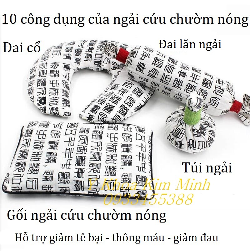 Ngải cứu chườm nóng lò vi ba chữa bệnh đau cơ xương khớp