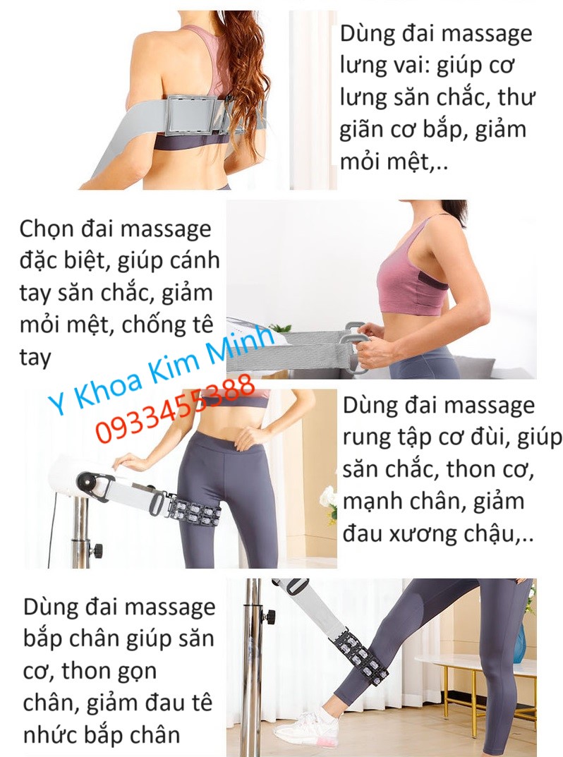Các công dụng của máy masage rung giảm béo bụng giảm eo săn chắc cơ mông