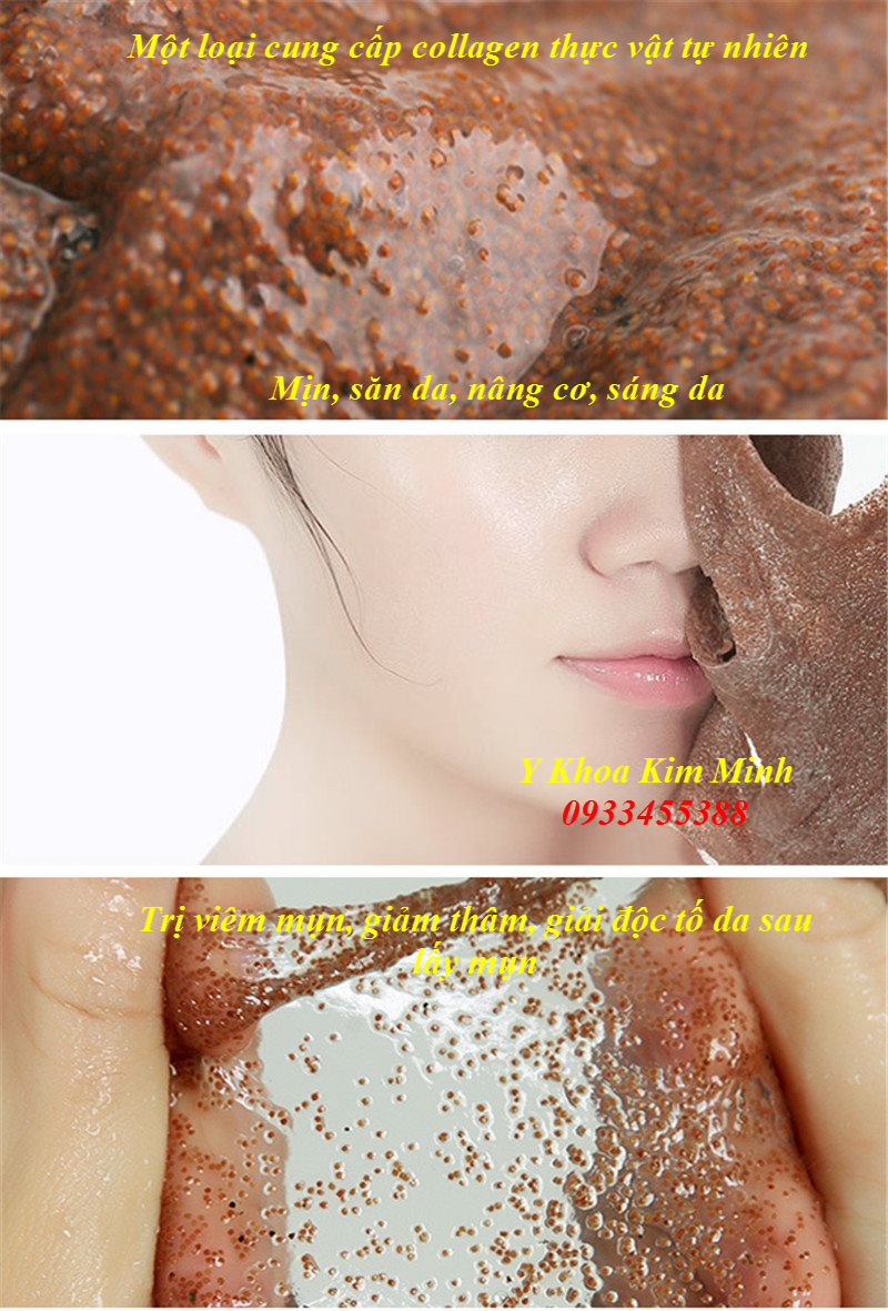 Huong dan su dung lam mat na cham soc da bang hat ngu hoa - Y Khoa Kim Minh 0933455388