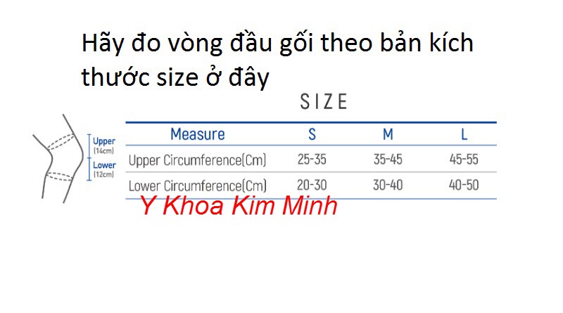 Cách chọn size của vớ gối Dr Med Dr-K018 một cách đúng và hiệu quả