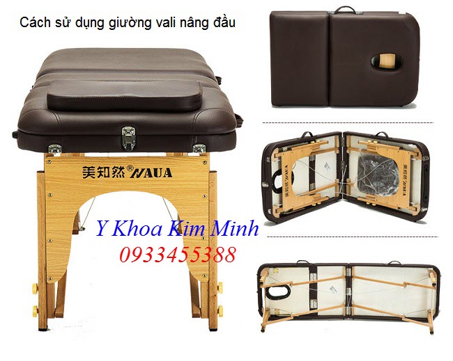 Cach lap rap giuong va li chan go nang dau 3 khuc KW-320 - Y khoa Kim Minh