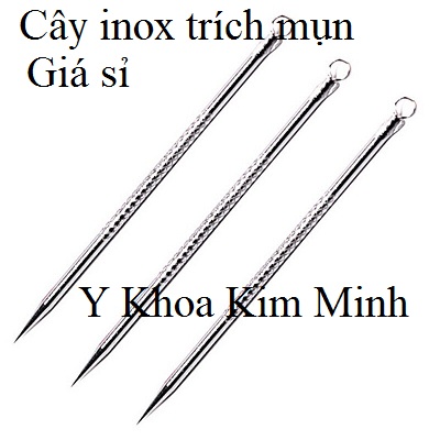 Cây inox trích mụn 2 đầu - Y Khoa Kim Minh