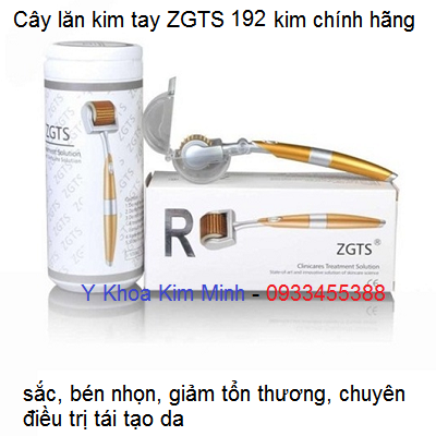 Cây lăn kim tay ZGTS 192 kim chính hãng chuyên lăn kim tái tạo da - Y Khoa Kim Minh 0933455388