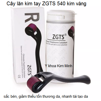 Cây lăn kim tay ZGTS 540 kim chính hãng giảm thiểu tổn thương da, nhanh tái tạo - Y khoa Kim Minh