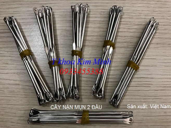 Cây nặn mụn, cây lấy mụn 2 đầu sản xuất tại Việt Nam - Y khoa Kim Minh 0933455388