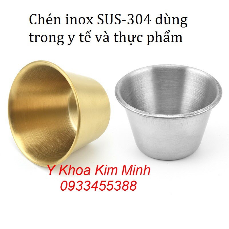 Chén inox dùng trong y tế và thực phẩm