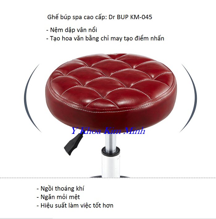 Chất liệu của nệm ghế Dr Bup KM-045 - Y Khoa Kim Minh