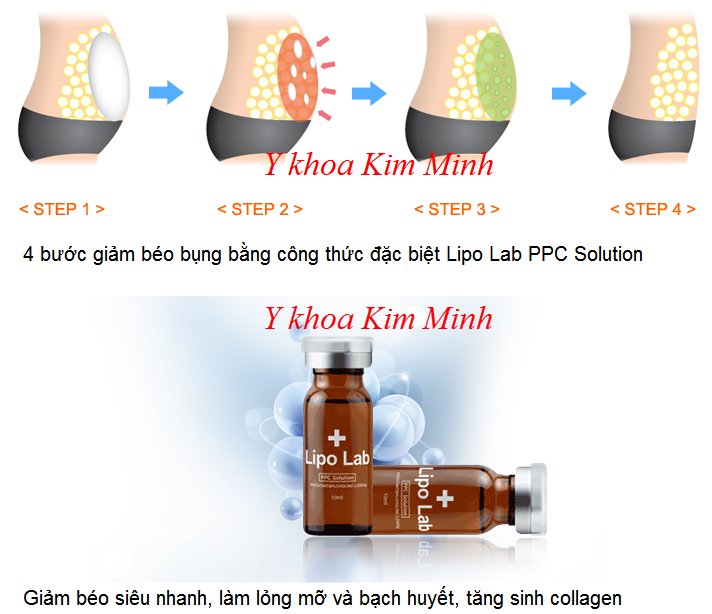 Lipo Lab Korea, tinh chat tiem tieu mo giam beo sieu nhanh ban tai Tp Ho Chi Minh - Y khoa Kim Minh 0933455388