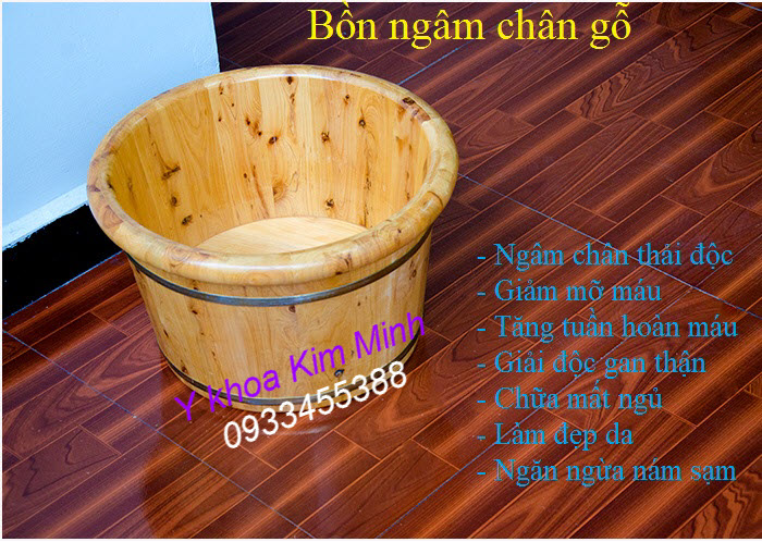 Ngâm chân thuốc bắc bằng chậu gỗ ngày giúp chữa bệnh cơ thể hiệu quả hơn - Y Khoa Kim Minh